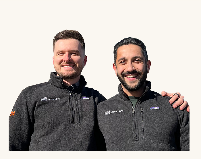 Founders of GovernGPT - Mamal and Oliver